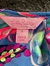 Lilly Pulitzer 100% Polyester Paisley Blue Long Sleeve Blouse Size S - photo 7
