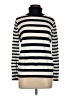 L.L.Bean Stripes Ivory Turtleneck Sweater Size M - photo 1