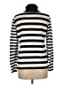 L.L.Bean Stripes Ivory Turtleneck Sweater Size M - photo 2