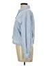 Ellison 100% Cotton Stripes Blue Long Sleeve Button-Down Shirt Size L - photo 5