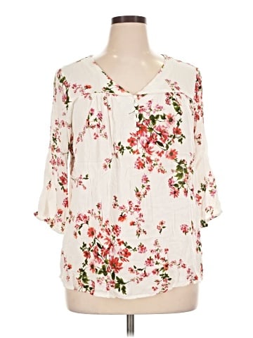 Skies Are Blue 3/4 Sleeve Blouse (view 1)