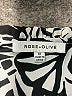 Rose + Olive 100% Polyester Black Short Sleeve Blouse Size 1X - photo 7