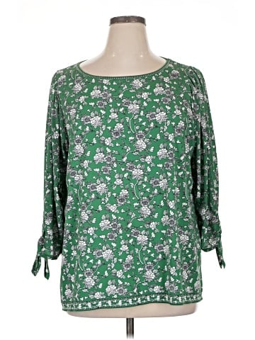 Max Studio 3/4 Sleeve Blouse (view 1)