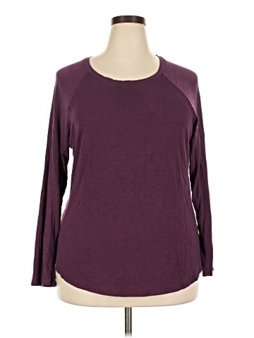 Time and Tru 3/4 Sleeve T-Shirt (view 1)