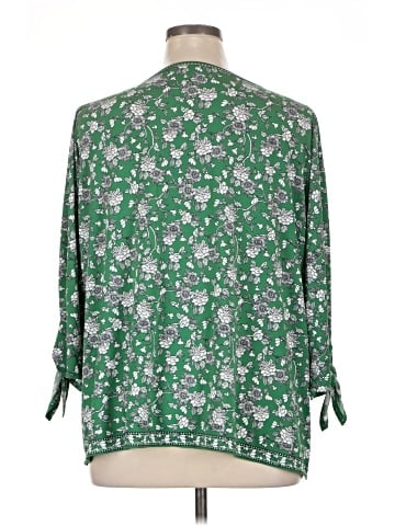 Max Studio 3/4 Sleeve Blouse (view 2)