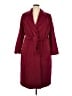 City Chic Burgundy Coat Size 18 - photo 1