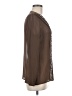 i.e. Brown Long Sleeve Blouse Size M - photo 4