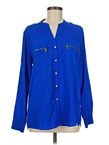 Calvin Klein Long Sleeve Blouse (view 1)