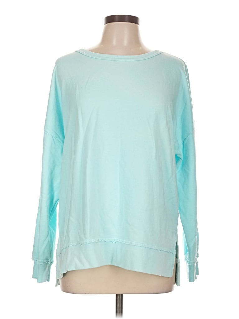 Pre-owned Buffalo By David Bitton Long Sleeve T-shirt In Teal