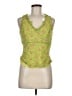 Sigrid Olsen Green Sleeveless Blouse Size 6 - photo 1
