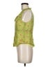Sigrid Olsen Green Sleeveless Blouse Size 6 - photo 5