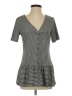 Mikarose Gray Short Sleeve Top Size S - photo 1