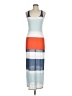 Aqua Color Block Blue Casual Dress Size M - photo 1