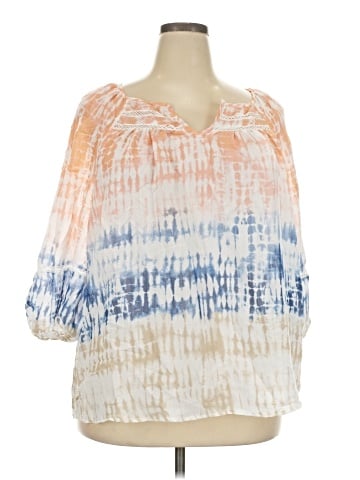 Como Vintage 3/4 Sleeve Blouse (view 1)