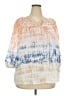 Como Vintage Tie-dye Orange 3/4 Sleeve Blouse Size 2X - photo 1