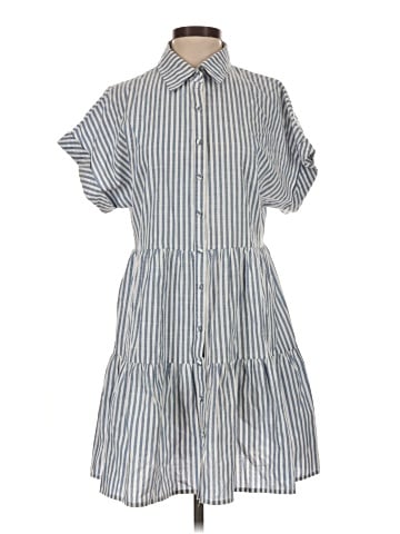 Aqua Casual Dress (view 1)
