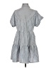 Aqua Stripes Blue Casual Dress Size S - photo 2