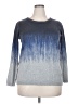 Chelsea & Theodore Blue Pullover Sweater Size 2X - photo 1