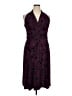 Chaps Paisley Purple Cocktail Dress Size XL - photo 1