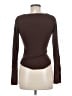 Zara Brown Long Sleeve Top Size M - photo 2