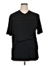 Unbranded Solid Black Short Sleeve T-Shirt Size XL - photo 1