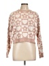 Debut Hearts Pink Pullover Sweater Size L - photo 1