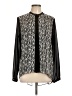 T Tahari 100% Polyester Black Long Sleeve Blouse Size L - photo 1