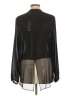 T Tahari 100% Polyester Black Long Sleeve Blouse Size L - photo 2