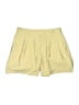 H&M Solid Yellow Shorts Size 8 - photo 1