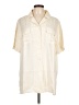 Avenue 100% Silk Ivory Short Sleeve Silk Top Size 14 Plus - photo 1