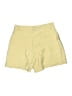 H&M Solid Yellow Shorts Size 8 - photo 2
