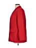 DKNY Solid Red Blazer Size 14W - photo 5