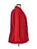 DKNY Solid Red Blazer Size 14W - photo 4