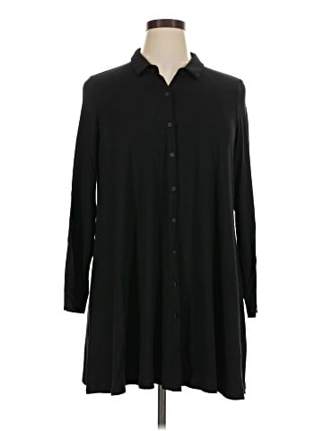 Eileen Fisher Long Sleeve Button-Down Shirt (view 1)