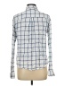 Forever 21 100% Viscose Plaid Blue Long Sleeve Button-Down Shirt Size L - photo 2