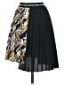Versace Jeans Couture 100% Polyester Print Black Formal Skirt Size 2 - photo 2