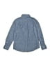 Crewcuts 100% Cotton Chevron-herringbone Blue Long Sleeve Button-Down Shirt Size 10 - photo 2