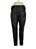 Athena Marie Snake Print Solid Black Active Pants Size 1X - photo 1