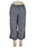 L.L.Bean 100% Linen Stripes Blue Linen Pants Size 14 - photo 1
