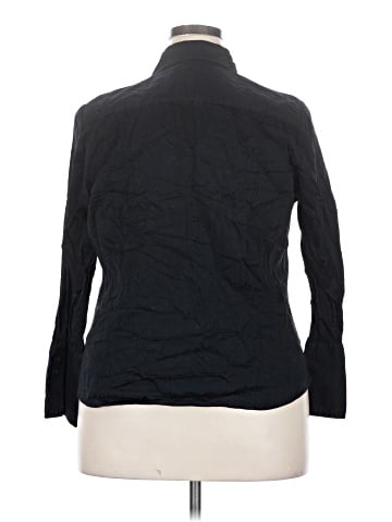 Lane Bryant 3/4 Sleeve Button-Down Shirt (view 2)