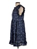 Aqua 100% Polyester Tweed Blue Cocktail Dress Size S - photo 5