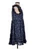 Aqua 100% Polyester Tweed Blue Cocktail Dress Size S - photo 4