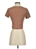 Yogalicious Brown Short Sleeve T-Shirt Size S - photo 2