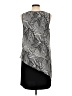 AB Studio 100% Polyester Graphic Black Casual Dress Size 12 - photo 2
