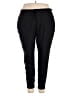 RBX Solid Black Casual Pants Size 3X - photo 1