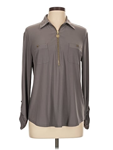 Anne Klein Long Sleeve Blouse (view 1)