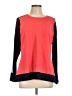 J'envie Color Block Red Long Sleeve Top Size L - photo 1