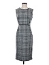 En Focus Studio Plaid Gray Casual Dress Size 4 - photo 1