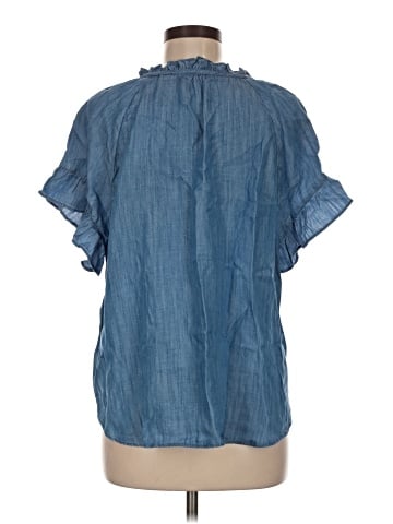 Lands' End Short Sleeve Blouse (view 2)