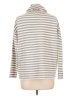 Chaps Stripes Silver Turtleneck Sweater Size L - photo 2